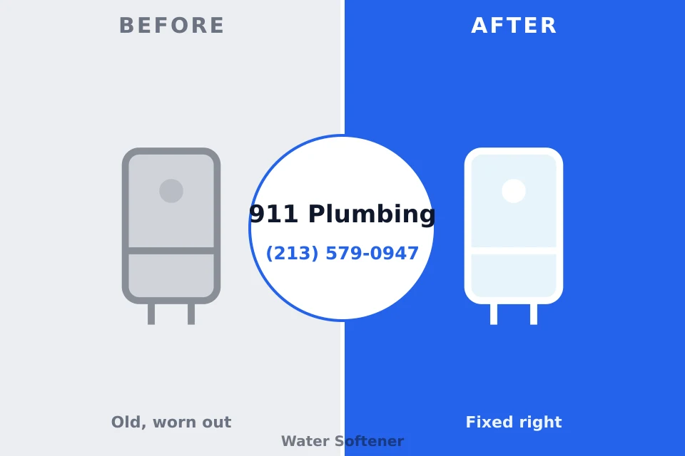 Before and after: plumbing repair Capitan, NM
